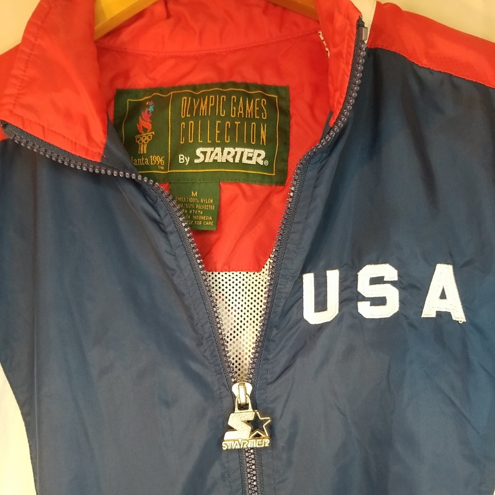 Vintage Olympic Games Starter Jacket Size Medium - Picture 2 of 9